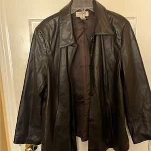 Alfini vintage leather blazer